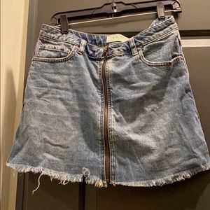 Denim Free People Skirt